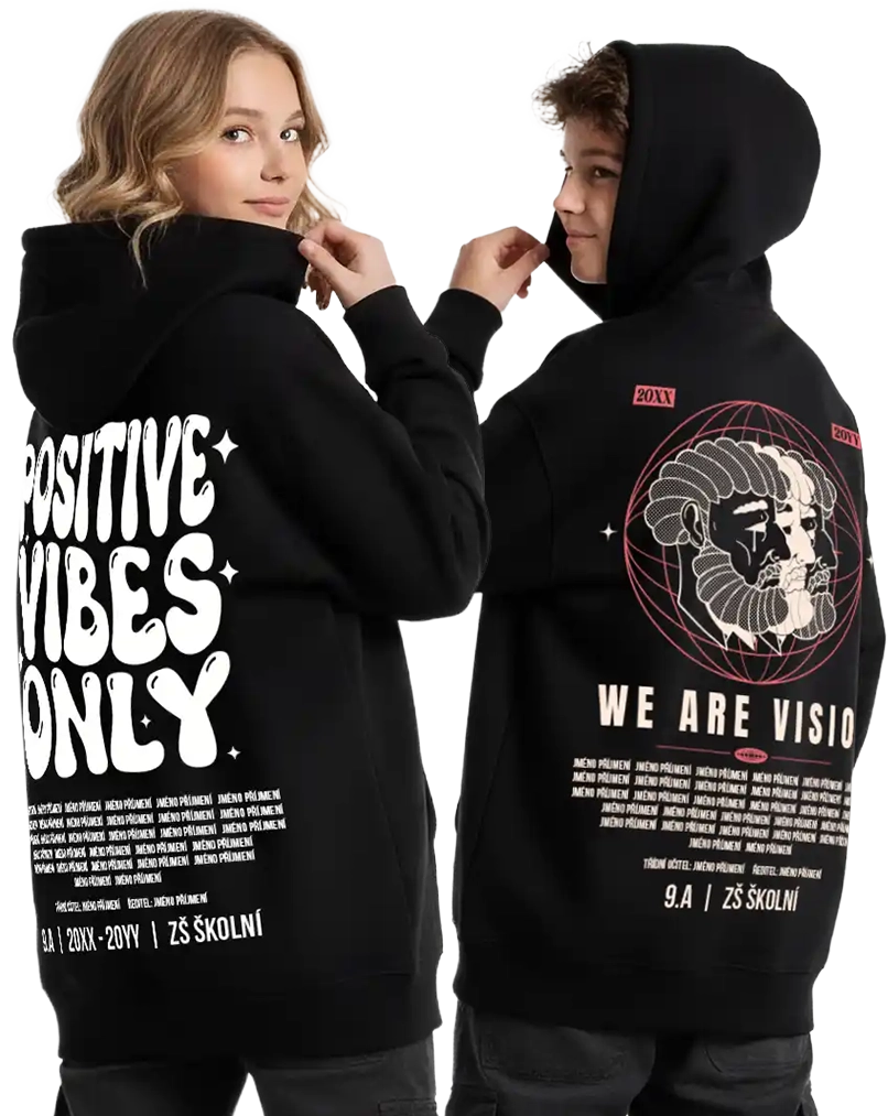 Studenti v mikinách